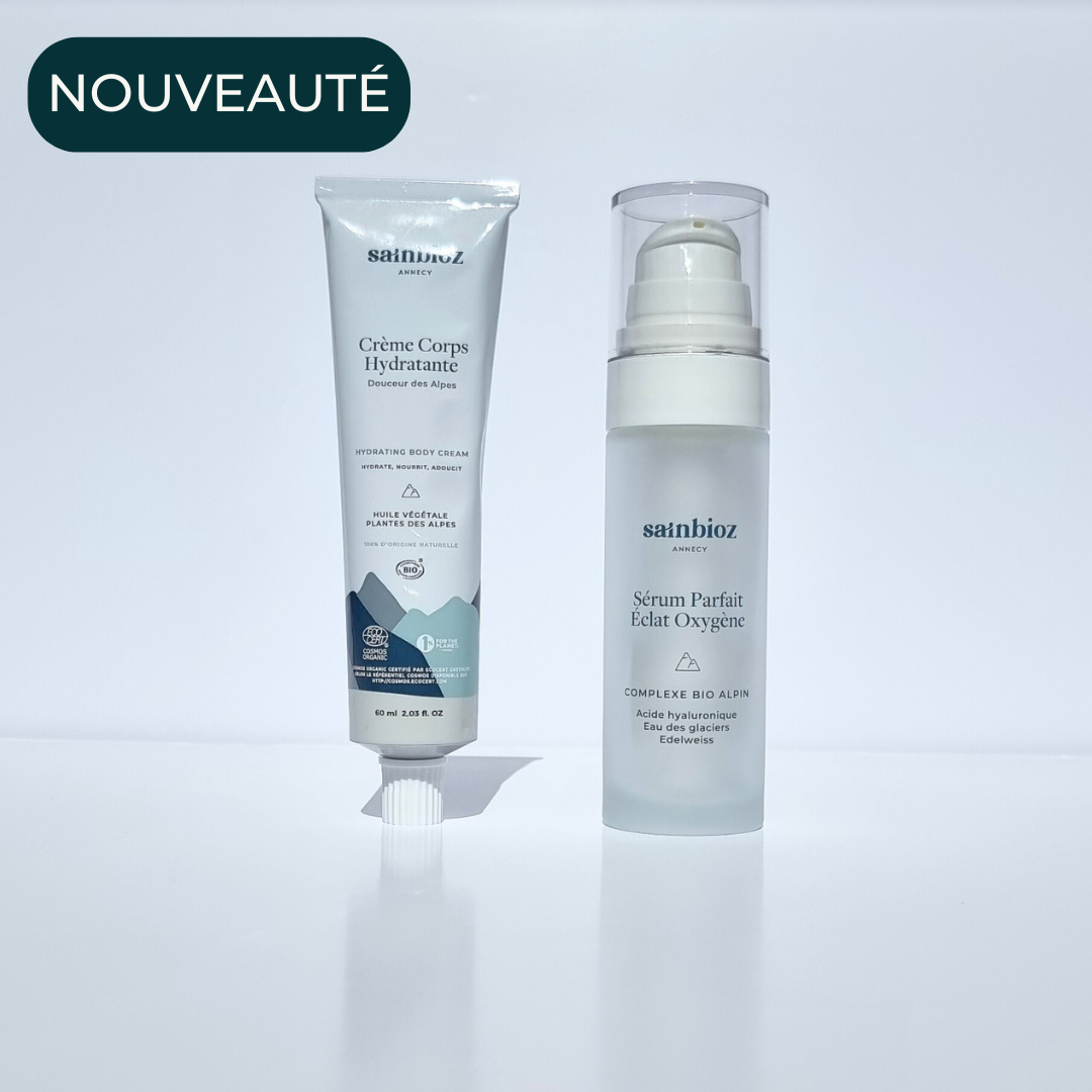 Duo Éclat Global – Visage & Corps | Sérum & Crème Corps Bio
